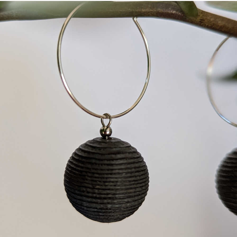 Holzohrringe Lärche Circels