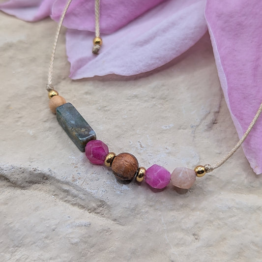 Holzarmband "Farbentanz"